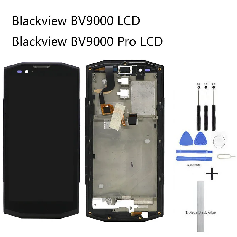 

Display Screen Replace for Blackview BV9000 LCD Touch Screen 5.7 inch black for Blackview BV9000 Pro LCD With Frame