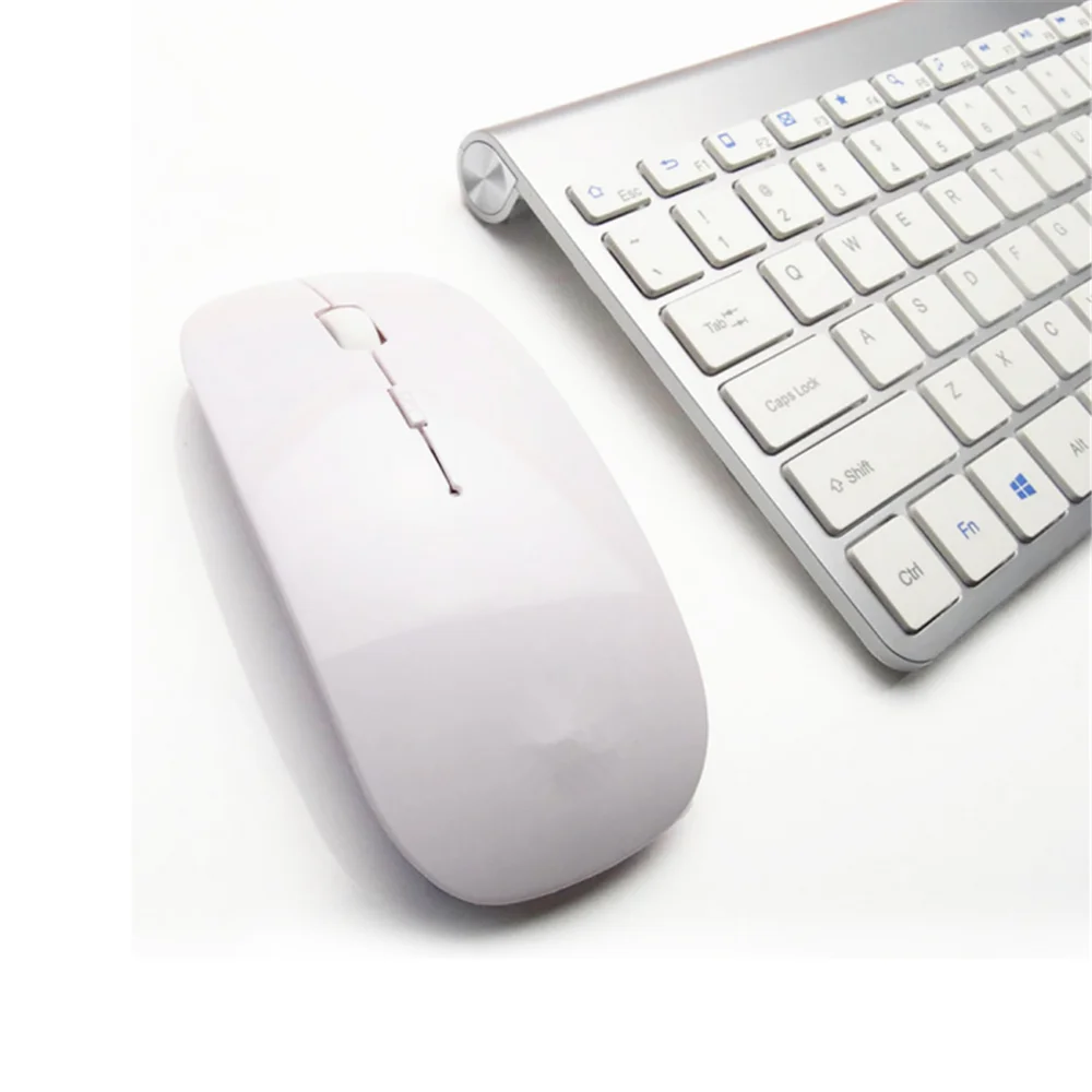 

CARPRIE Ultra-thin mini keyboard suit 2.4 G wireless keyboard Fashion Design wireless mouse Set Ju01