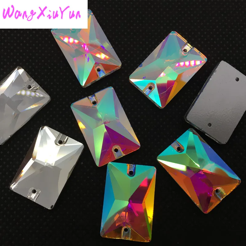 Crystal-AB-Clear-AB-Flat-Back-Rectangle-Glass-Sew-on-stone (1)