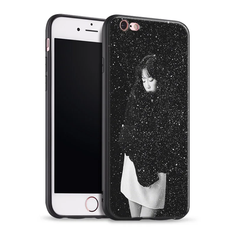 

snow girl snsd taeyeon kpop Tpu Soft Silicone Phone Case Cover For Apple iPhone 5 5s Se 6 6s 7 8 Plus X XR XS MAX