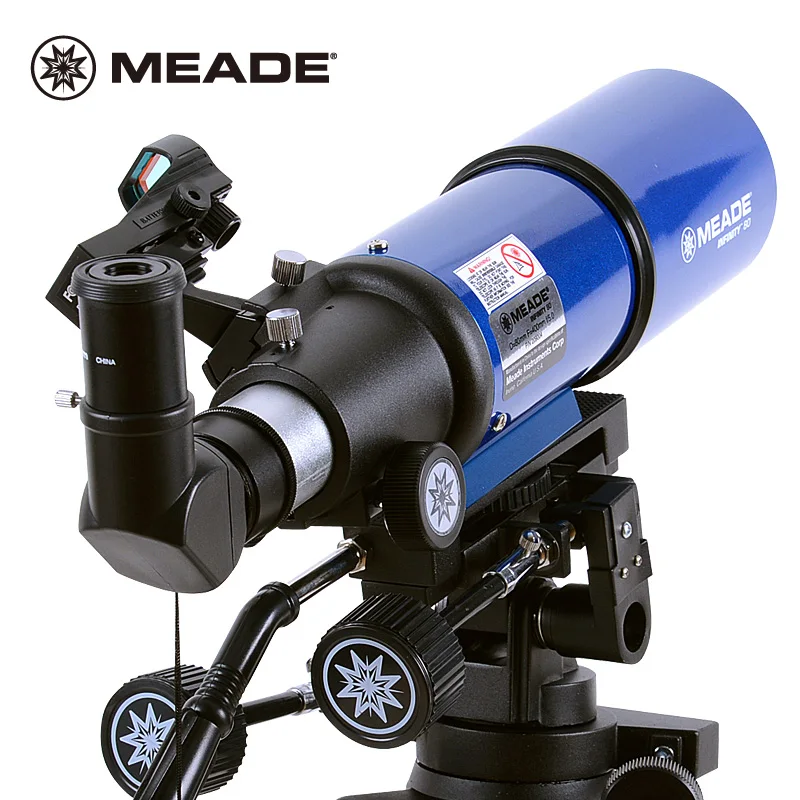 Профессиональный астрономический рефрактор Meade 80AZ телескоп со звездой луной HD