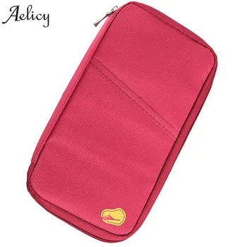 

Aelicy New Travel Passport Cover Wallet Travelus Multifunction Credit Card Package ID Holder Storage Organizer Clutch Money Bag