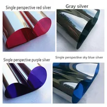 Солнцезащитная пленка для стекла зеркальная односторонняя перспективная Балконная Солнцезащитная пленка для окон дома светоотражающая пленка изоляционные взрывозащищенные наклейки