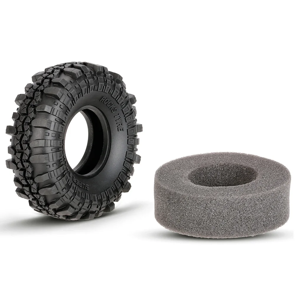 4Pcs AUSTAR AX-4020 1.9 Inch 110mm 110 Rock Crawler Tires for D90 SCX10 AXIAL RC4WD TF2 RC Car (7)