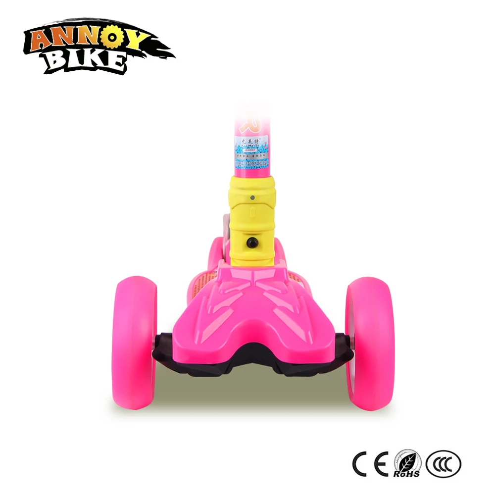 Children Kick Scooter Baby Foldable 3 Wheels LED Outdoor Sport 4-12 Years Old Adjustable Height Triciclo Bikes Toys Gift For Kid