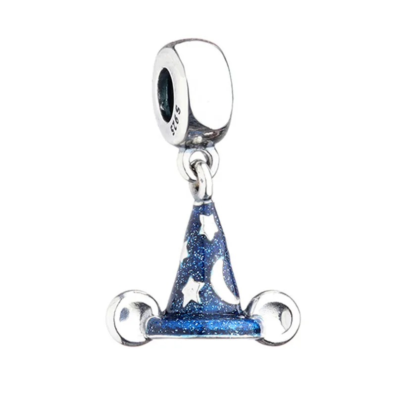 

Authentic 925 Sterling Silver Pendant Bead Magic Hat Hanging Charm Fit Original Pandora Bracelet Bangle Women DIY Europe Jewelry