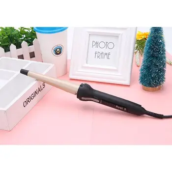 

Tapered Hair Curler Curling Iron Ceramic Tourmaline Coating Professional Styling Tool Adjustable Temperature Dual Voltage Home