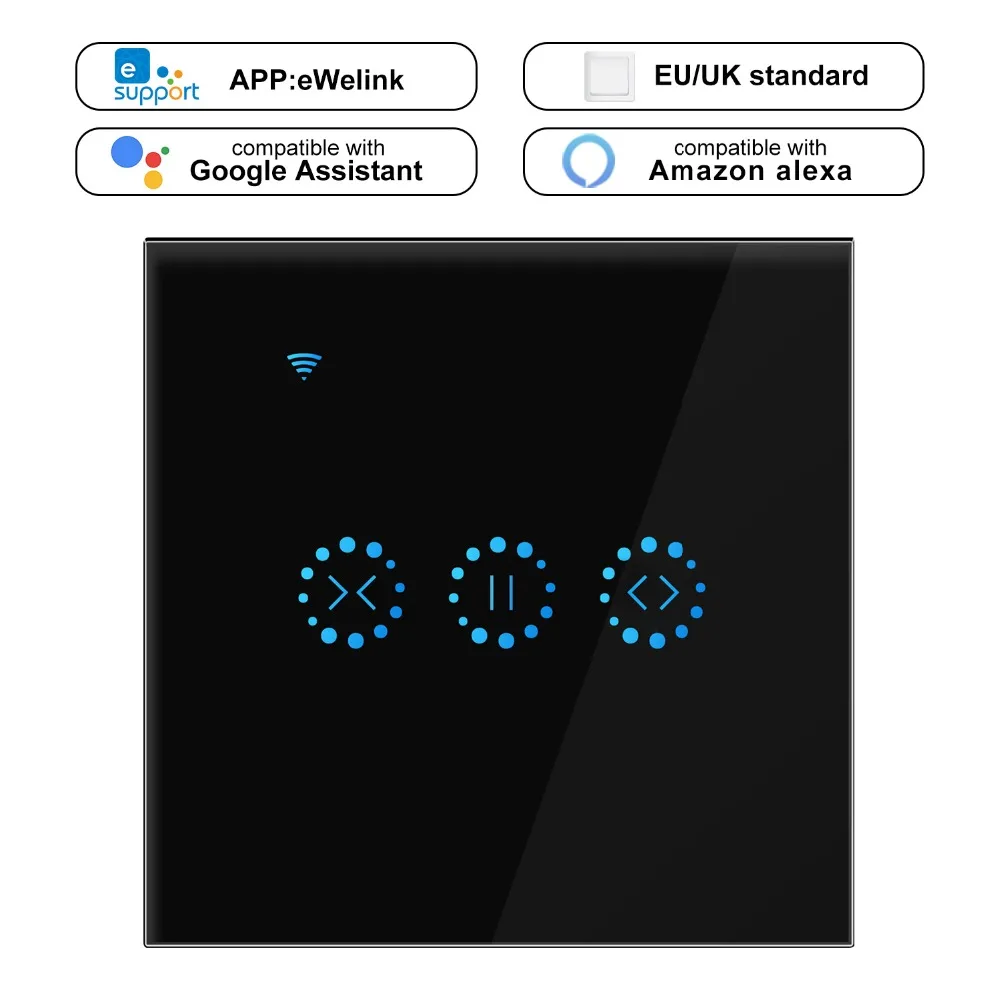 EWeLink Smart Life WiFi занавес слепой переключатель для рольставни Электрический мотор Google Home Alexa Echo Голосовое управление DIY Smart