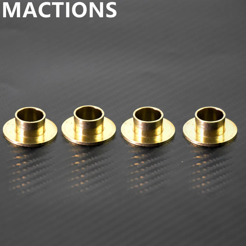 4Pcs/Set Bronze Pedal Shift Brake Lever Bushing Brass Alloy For Victory