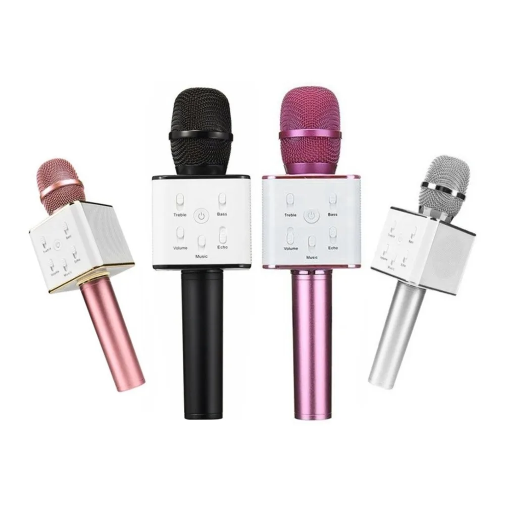

Professional Wireless Bluetooth Microphone High Sensitivity Home KTV Music Playing Oneline Chat Karaoke Microphone for IOS