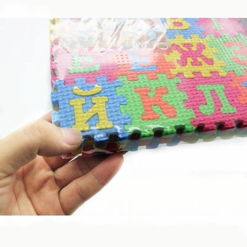 10-lots-Kids-baby-play-mat-puzzle-mats-55-55MM-carpet-rugs-babies-puzzle-33PCS-Russian_