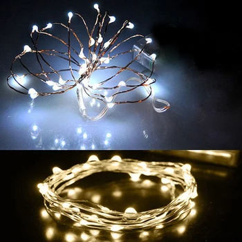 

1M Battery Operated String Fairy Light 10 LED Xmas Light Party Wedding Lamp J6PD