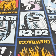 Мужская футболка Star Wars Chewbacca C-3PO R2-D2 стрейч трикотажный трикотаж лоскутное изделие из хлопчатобумажной ткани швейная Детская одежда пижамы ручной работы DIY Текстиль