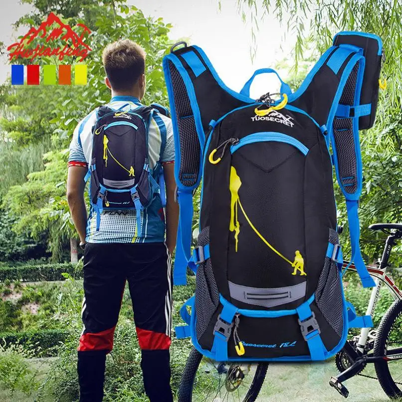15L Открытый Отдых сумки нейлон велоспорт пеший Туризм рюкзак воды мочевого пузыря сумка с внутренний карман 0710