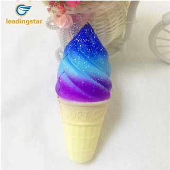 

RCtown Squeeze Ice Cream Toy New Squishy Ice Cream Cone Slow Rising Cake Scented of Decompression Toys