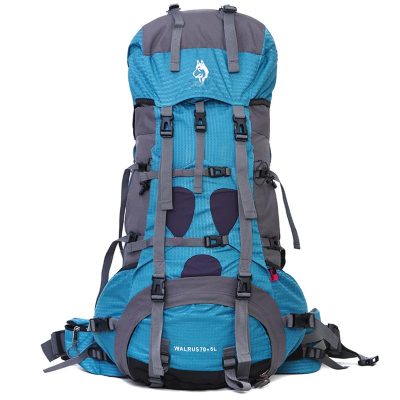 Король джунглей уличные тяжелые сумки для скалолазания походные дорожные рюкзаки 70+ 5L профессиональный водонепроницаемый нейлоновый походный рюкзак