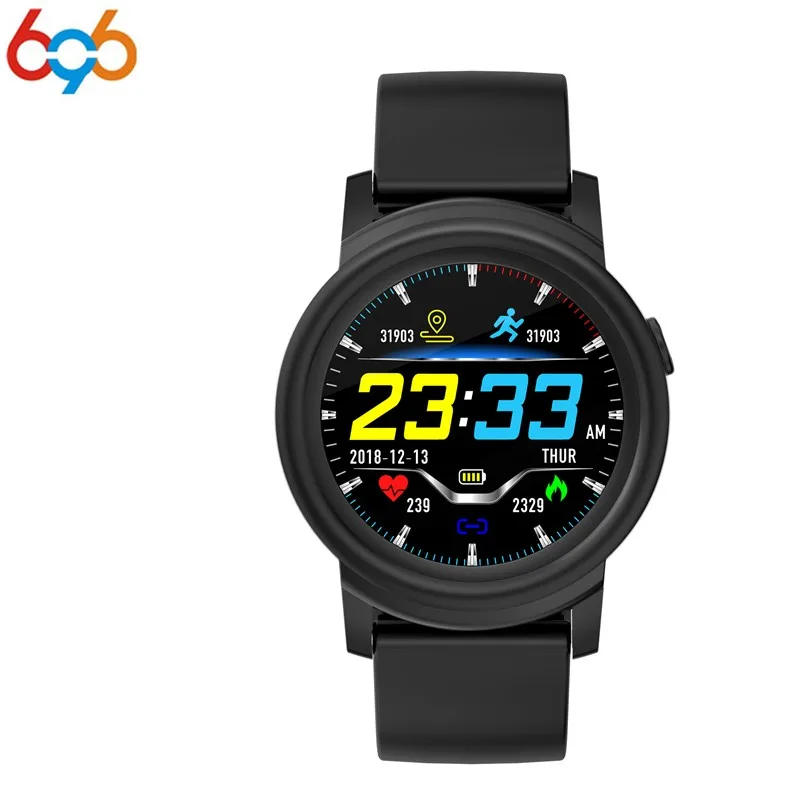 696 DK02 Smartwatch Women Round Screen Full Display Heart Rate Monitor Fitness Activity Tracker Smart Watch Men for Android IOS