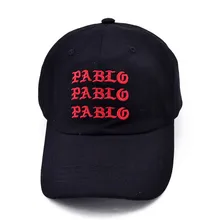 Я чувствую, что Пабло Red Hat папа Бейсбол Кепки Канье Пабло шляпа c вышивкой, для отца бейсболка для мужчин и женщин Кепки шляпы