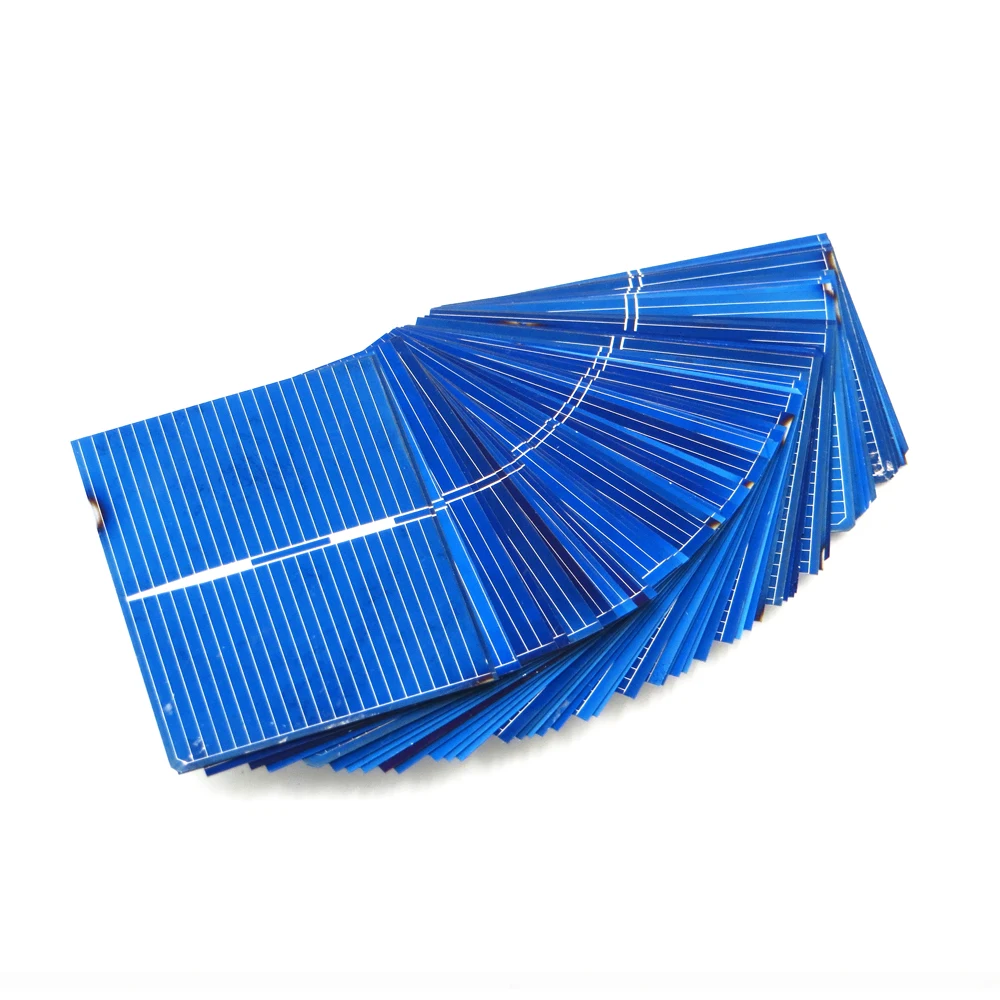 

50pcs x Solar Panel Painel Cells DIY Charger Polycrystalline Silicon Sunpower Solar Bord 52*39mm 0.5V 0.33W