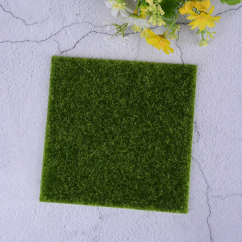15*15 см мини поддельный мох искусственный газон микро ландшафт мха Трава Искусственные цветы листва для дома/Свадебные украшения