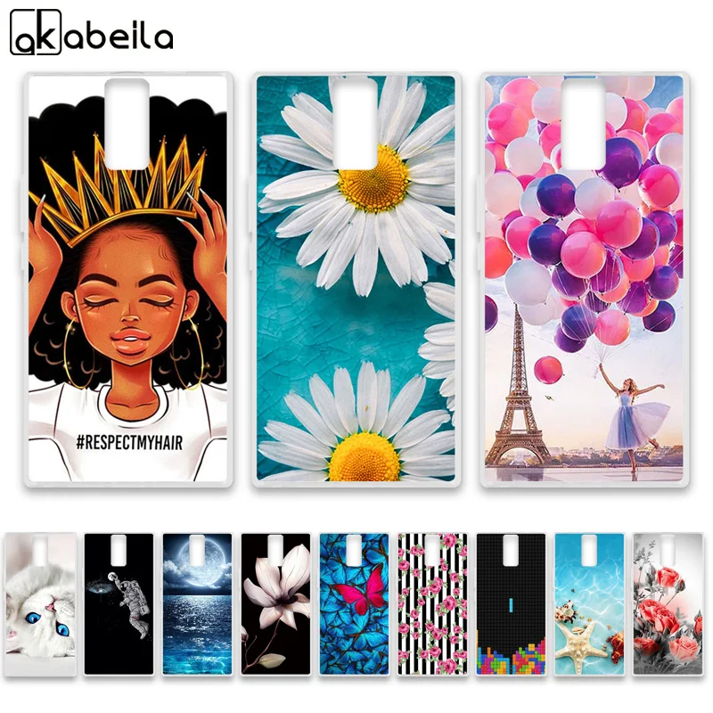 

AKABEILA Silicone Phone Cases For Oukitel K3 Case On The For Oukitel K3 5.5 inch Covers Flamingo Nutella Fundas Coque Capa