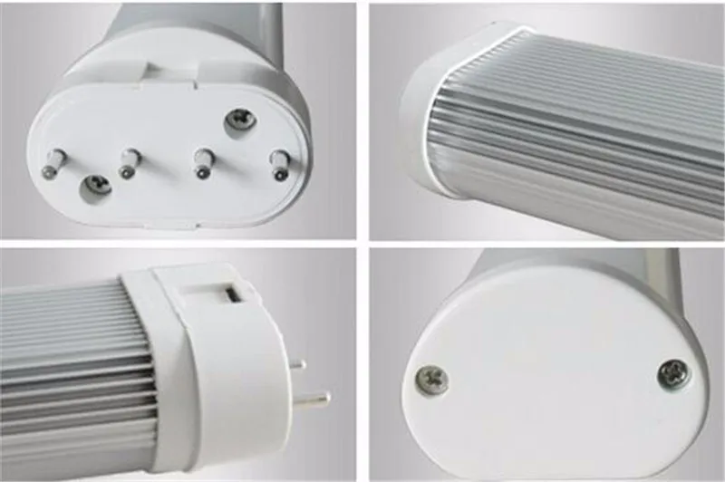 Светодиодный светильник 2G11 GY10Q молочно-белый/прозрачный светодиодный PL ламповый штекер 10 Вт 12 Вт 15 Вт 20 Вт 22 Вт SMD 2835 2100-2300lm