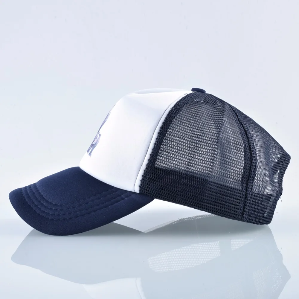 الصيف شبكة قبعة بيسبول النساء الهيب هوب Snapback قبعة الرجال طباعة الفيل عارضة العظام Mosculino للجنسين تنفس سائق شاحنة Casquette