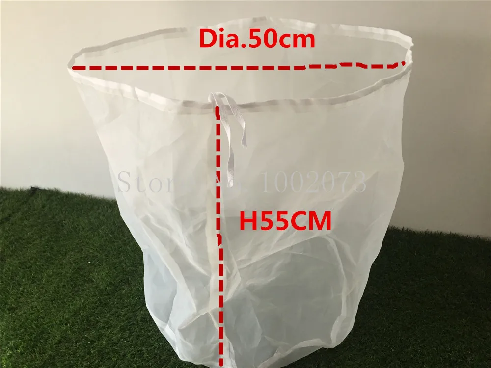 

Food Grade Whiskey brew filter bag 50*55CM bucket beer filter bag fine mesh grain filter bag
