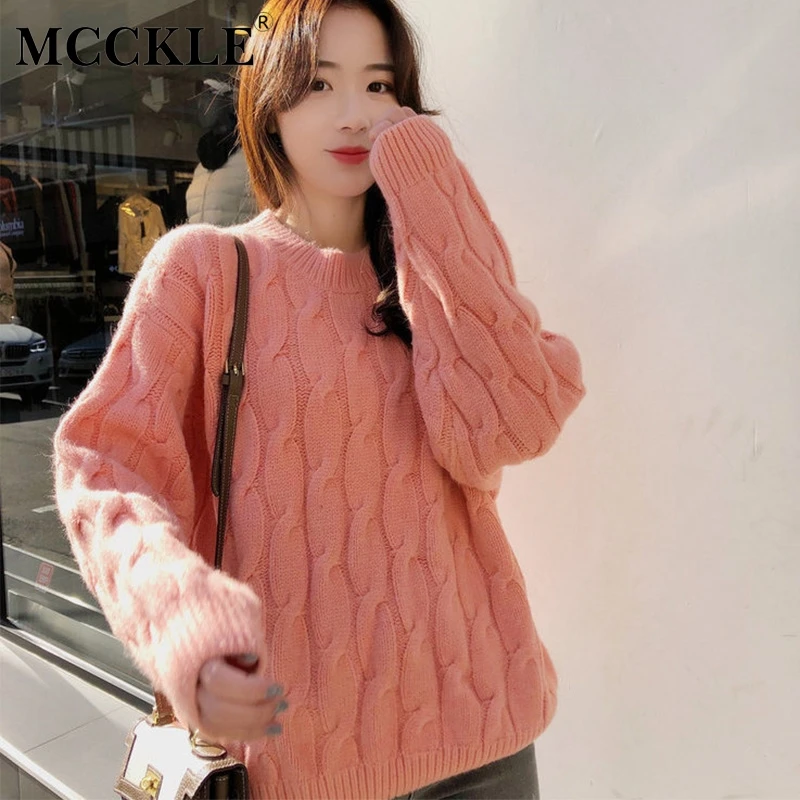 O Neck Twist Sweaters Jumper Tops main image 0