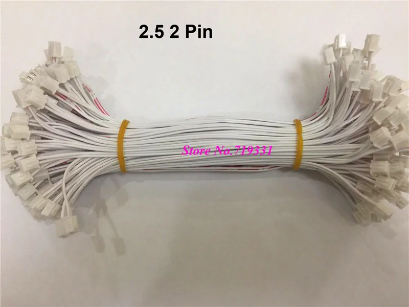 

100 SETS JST XH 2.54mm 2 3 4 5 6 7 8 9 10 Pin Female&Female Connector plug with Wire Cable Double End Male Plug Cable