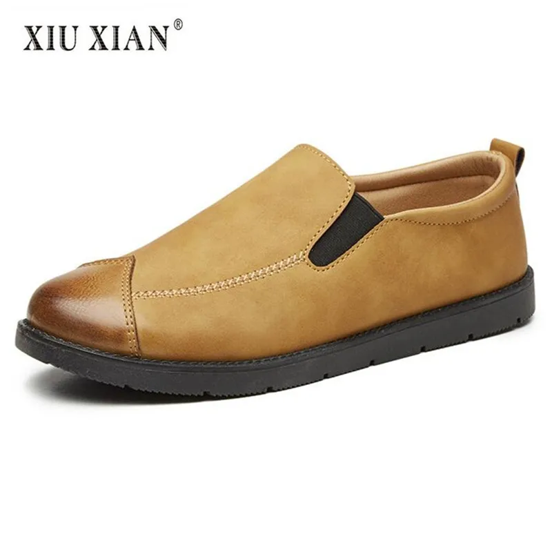 

2018 Spring New Hot Original Design Men Loafers Quality PU Leather Shallow Slip on Comfort Driving Men Casual Summer Flats Shoes