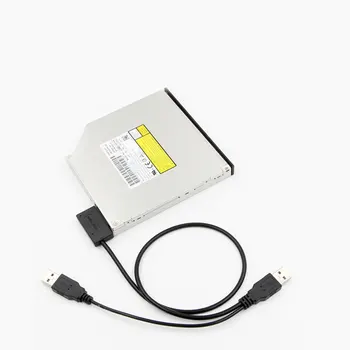 

Marsnaska USB 2.0 to Mini Sata II 7+6 13Pin Adapter Converter Cable Screws steady style for Laptop CD/DVD ROM Slimline Drive