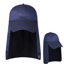 Унисекс, солнцезащитная Кепка с широкими полями, шапка для рыбалки с шеей, Повседневная Кепка,, Солнцезащитная уличная шляпа от солнца, есть маска, лоскут