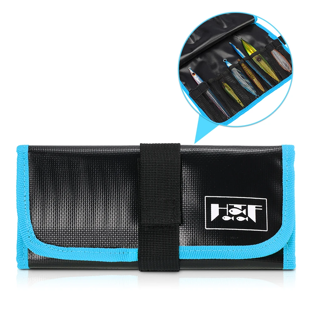 

Fishing Lures Bag Jigging Bag Water Resistant PVC Bag Fishing Baits Tools Accessories Storage Organizer Bag Pesca