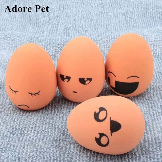 2017 Adore Pet Dog Toys New Creative Emotion Egg Pattern Dog Playing