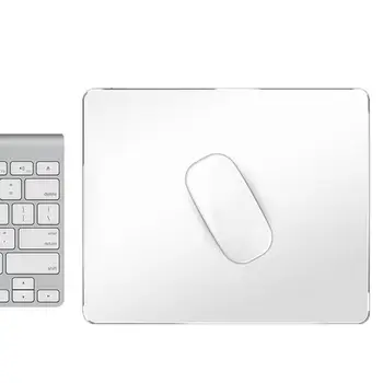 

New Arrival Slim Elegant Anti-Slip Aluminum Alloy Computer Gaming Mouse Pad Mat Mousepad