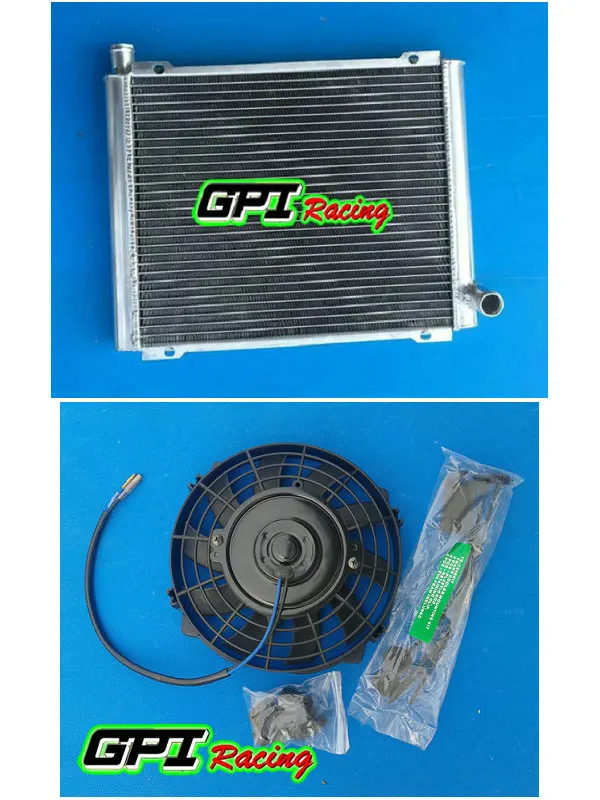 ALUMINUM RADIATOR +FAN for CAN AM OUTLANDER/MAX/RENEGADE L 450/500/650