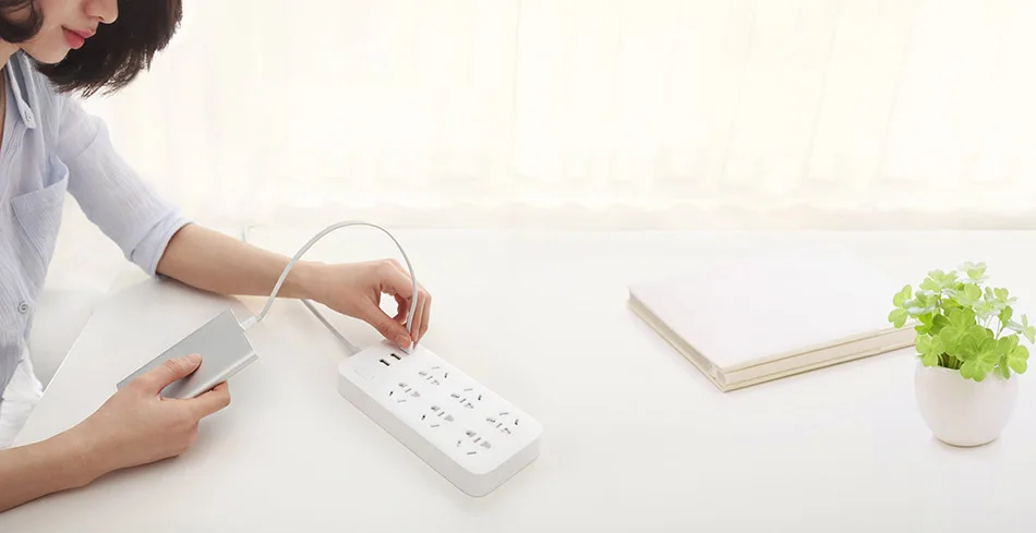 Xiaomi Smart power Strip 2.1A Зарядка 3 USB удлинитель 6 Стандартный гнездовой адаптер США Великобритания ЕС AU