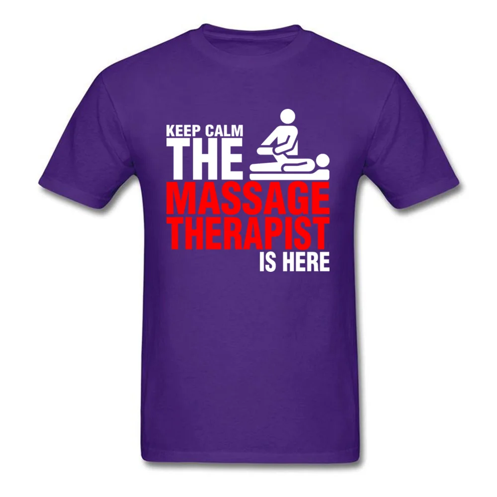 Keep Calm The Massage Therapist Is Here_purple