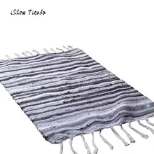 Новые популярные домашний текстиль ковер модные коврики Средиземноморский Стиль хлопок Кухня продолговатые Форма мульти-Применение 50x80 см