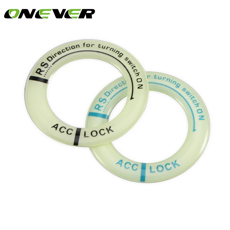 

LED Luminous Motorcycle Car Ignition Key Hole Ring Night Glow Decor Sticker