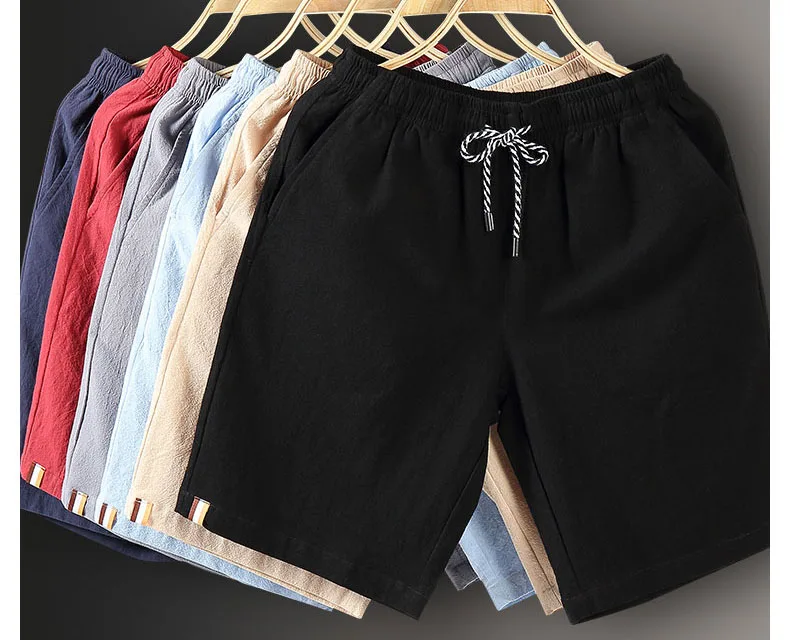 2018 летние шорты Для мужчин бермуды дышащая белье хлопок повседневные штаны пляжные короткие штаны мужские бермуды masculina M-5XL SP67