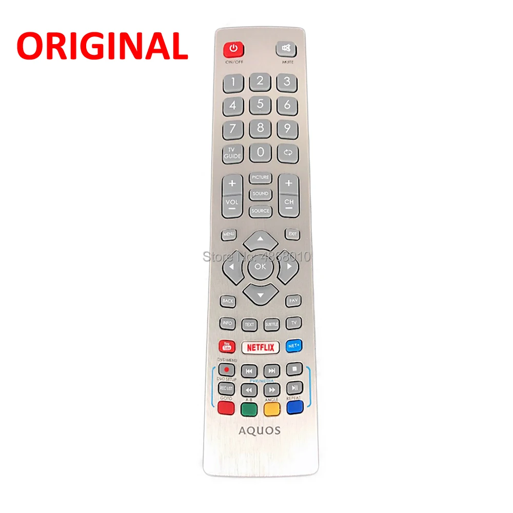 Netflix Tv-Ir-Controle 3d-Button Youtube Remote-Shwrmc0115 Smart Sharp Aquos Original