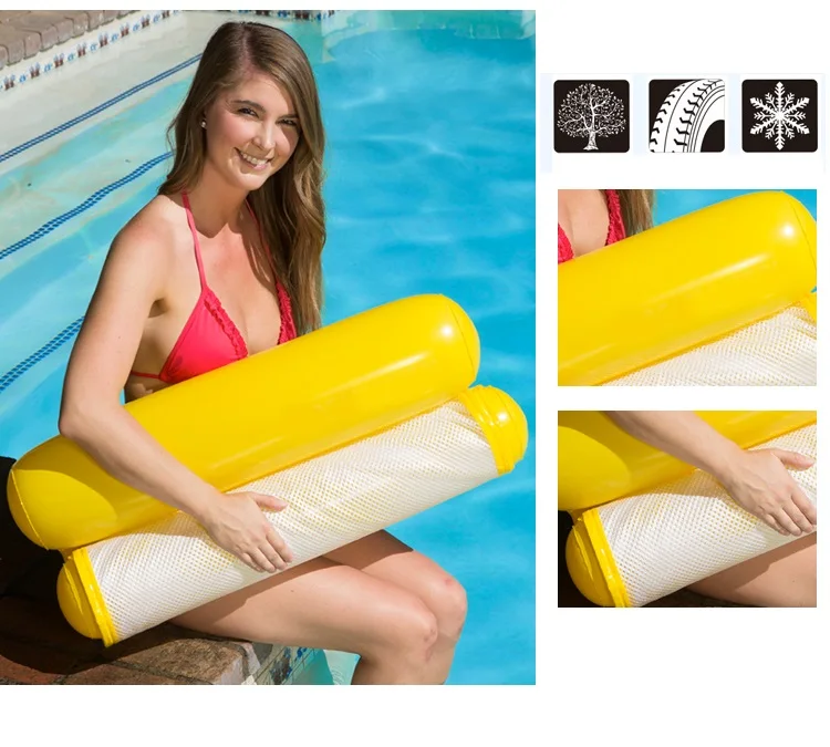 Летний плавающий гамак для воды плавающий шезлонг надувная плавающая кровать пляж бассейн для отдыха плавающее сиденье стул дети взрослые