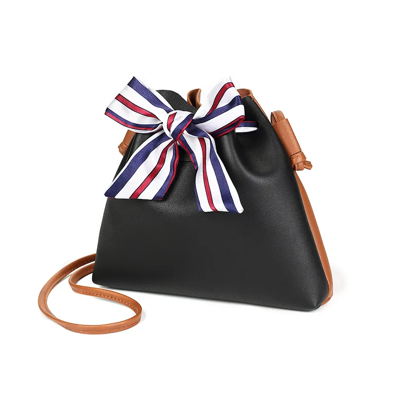 Лук сумка для женщин 2019 женская кожаная обувь ведро дизайнер повседневное