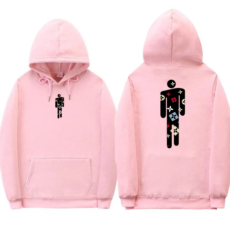

Winter Warm Fleece Hoodie Sweatshirts Billie Eilish Hip Hop Hooded Hoody Cotton Rapper Streetwear Hoodies Men Women Harajuku