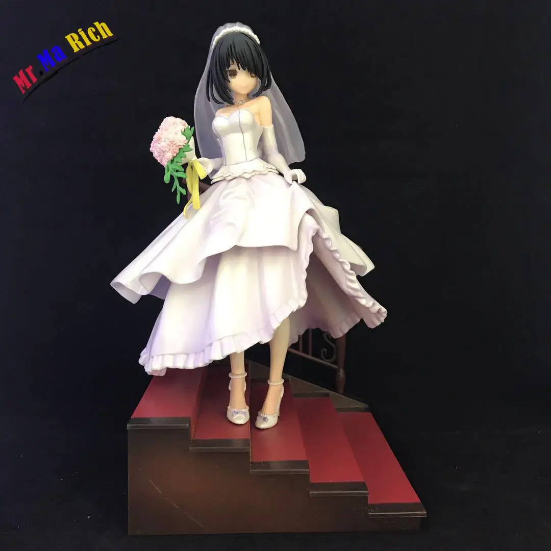 

Anime Action Figure Date A Live Ii Nightmare Tokisaki Kurumi Wedding Dress Ver 23cm Pvc Model Decoration Kids Lovely Doll