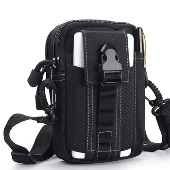 

Universal Outdoor Sport Tactical Bag Molle Waist Bags Waterproof Phone Cases 1000D Nylon Waist Bag Tactical Pouch