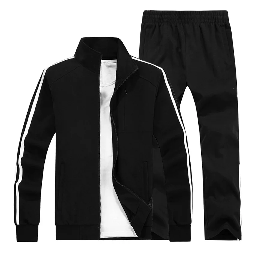 2017 Hot Sale Men's sports Suit Spring And Autumn The New Cotton Large