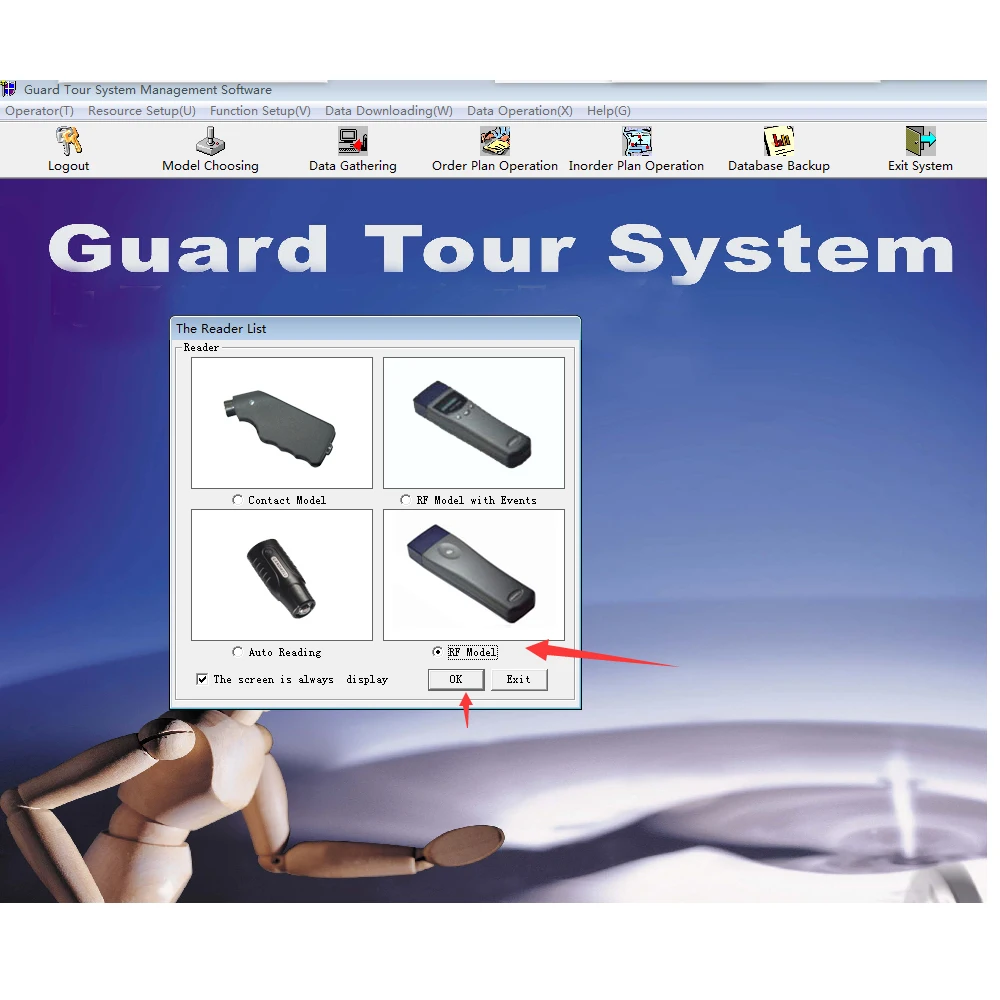 Sistema de Patrulha Pontos de Verificação Waterpfoof Rfid Guarda Tour Livre 10 2 Pessoal Tag Inglês Software Ip67 Usb2.0 125 Khz 4 de verificação 2 pessoal tag inglês software